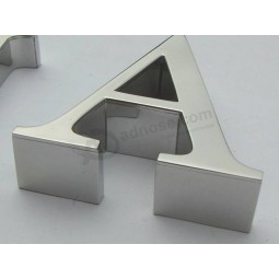 高-质量3D镜子不锈钢数字或字母标志