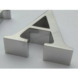 3D Mirror Stainless Steel Number or Letters Sign Custom