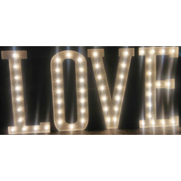 Wholesale custom high-end Love Bulb Letter Sign for Any Color LED