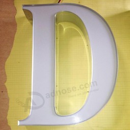 Wholesale custom high-end Super Bright Whole Lit LED Acrylic Channel Letter for Shop Sign Billboard Desplay