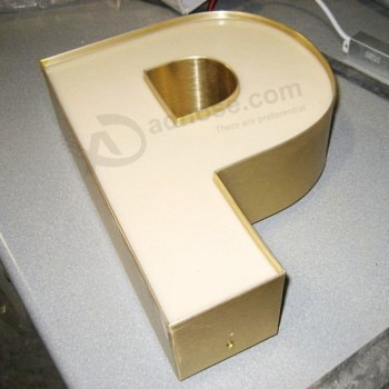 Wholesale custom Golden Look Aluminum Channel Letter