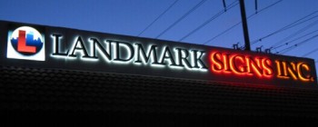 LED Illuminated Vinyl Letters for Signs Reverse Channel Letters