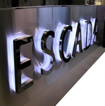 Wholesale Stainless Steel Lighted Channel Letter Signs