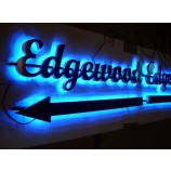 Reverse Channel Letters LED Illuminated Business Signs