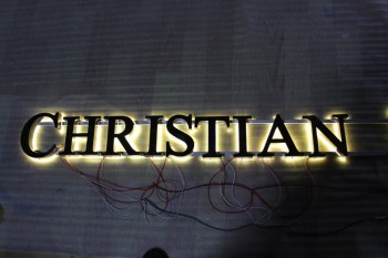 Custom Metal Letters for Illuminated Outdoor Signs