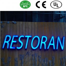 Custom Professional LED Front Illuminated Acrylic Channel Letter