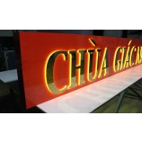 Custom Exterior Illuminated Signs LED Sign Board