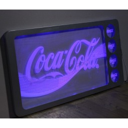Wholesales custom Acrylic Coca Cola Bar Signs