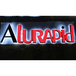 Professional LED Backlit Stainless Steel Channel Letters Signs