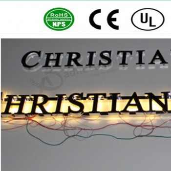 QuAlitativ hochwertige LED EDelstahl KanAl Brief Zeichen