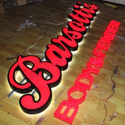 Wholesale custom LED Front and Back Lighting Acrylic Channel Letters Outdoor Signs