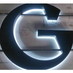 Back Lit Black Painted Stainless Steel Channel Letter