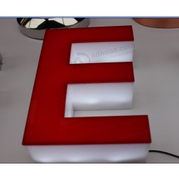 Haute luminunCe conRéuit acrylique signe lettres usine Chine 
