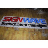 3D Outdoor Plastic Letters Signs Manufacturing