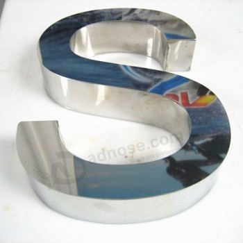 Custom Mirror Polished Built up Stainless Steel Letter