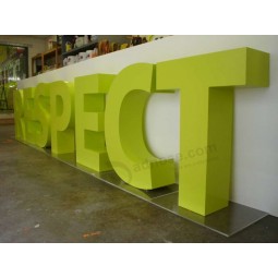 Cheap Custom Powder Coated Fabricated Metal Letter