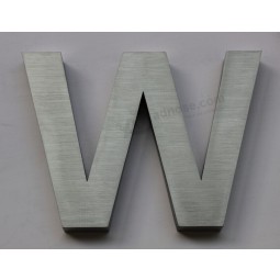 Fabricated Letters Brushed Finish Built up Letter