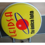 Round Shape LED Advertising Acrylic Light Box