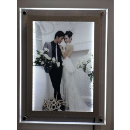 CrystAl frame tafel type kristAl leD lichtbak voor bruiloft