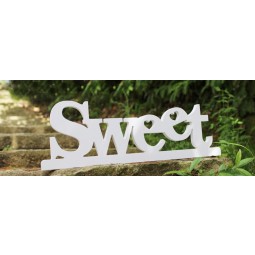 Wooden English Letters Decoration Sign for Bedroom