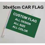 GroothanDel aangepaste topkwAliteit fabriek raam auto vlaggen