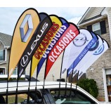 Wholesale Customized high-end car window flags for with your logo with high quality and any size