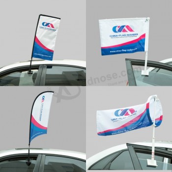 卸売ベストセラーは、車の窓のためのあなた自身の旗をカスタマイズしました