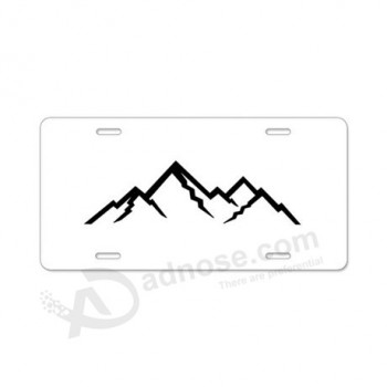 Custom personal license plate made of durable plastic for sale

