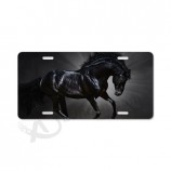 Custom high-end dark horse durable plastic license plates for sale
