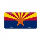 カスタム高品質アリゾナ州の国旗耐久性プラスチックナンバープレート販売してい