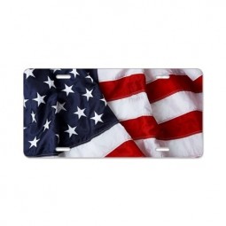изготовленный под заказ высокий-Enд американский флаг прочные пластиковые номерные знаки для продажи