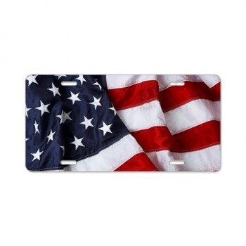 定制高-美国国旗耐用塑料车牌出售