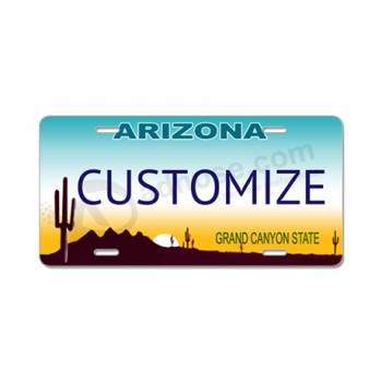Wholesale Custom personalized car license plate made of durable plastic with your logo