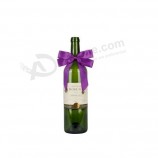 伸縮性のある紫色の贈り物サテンのリボンの弓を販売する (Cbb-2112) あなたのロゴで