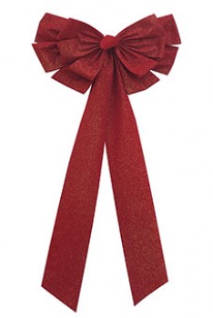 あなたのロゴのためのクリスマスの装飾のためのブルゴーニュのベルベットの弓