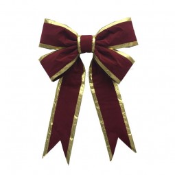 Gaint Velvet Charismas Gift Bows with Trim for with your logo
