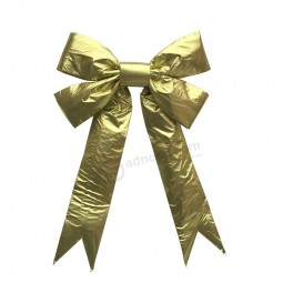 Custom high quality Cheap Big Metallic Gift 3D Bows for Cars for with your logo