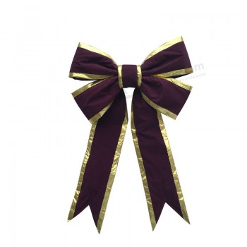 Giant Burgundy Outdoor Christmas Present Bows for Wholesale (CBB-1108) for with your logo