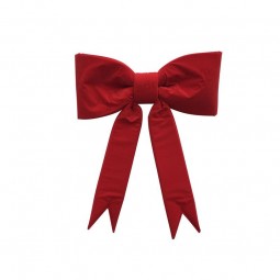 巨型红色天鹅绒圣诞树弓装饰 (CBB-1113) 用于您的徽标