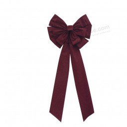Gaint Burgundy Christmas Decoration Bow for Sale (CBB-1114) for with your logo