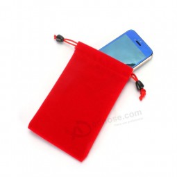 Wholesale custom high-end Small Phone Velvet Bag for Wholesale (CVB-1113)