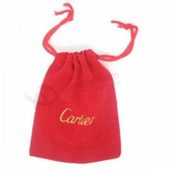 Wholesale custom high -end Small Velvet Jewelry Packing Pouch for Wholesale (CVB-1116)