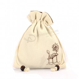 Custom Printed Luxury jewellery Cotton Bags (CCB-2008) for custom with your logo