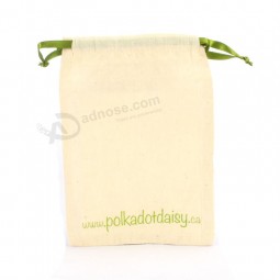 Silk Screen Printing on Cotton Pouch for jewellery   (CCB-1027) for custom with your logo