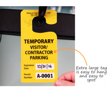 Custom Printed Mirror Hang Tags for Automotive Dealerships