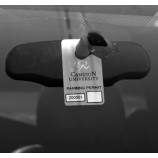 Etiqueta plástica transparente al por mayor de la fábrica para el espejo de coche
