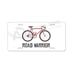 Custom personalized car license plate made of durable plastic with your logo