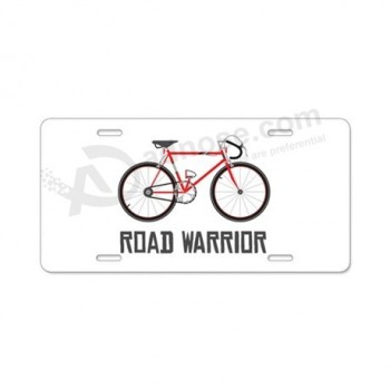 Custom personalized car license plate made of durable plastic with your logo