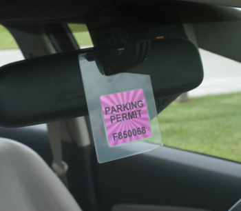 Etiquetas de travamento personalizadas da embalagem plástica dos ganchos do espelho retrovisor traseiro