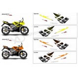 PVC Self Adhesive Sticker, Motor Bike Sticker